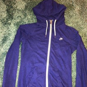 Purple Full Zip Nike Hoodie
